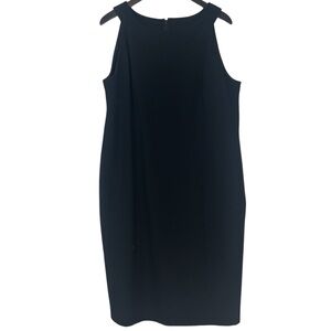 Susan Graver black sheath dress LBD